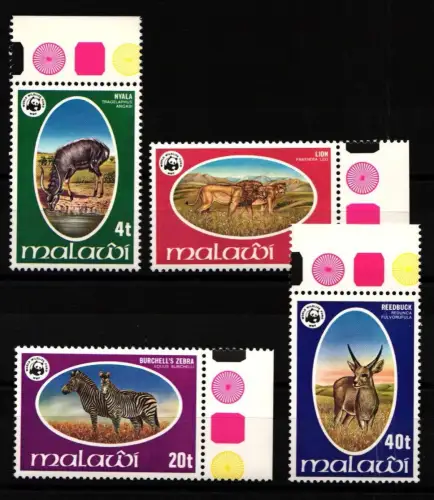 Malawi 297-300 postfrisch Wildtiere #NE944