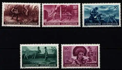 Liechtenstein 192-196 postfrisch #NE979