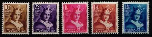 Luxemburg 252-256 postfrisch Caritas #NE973