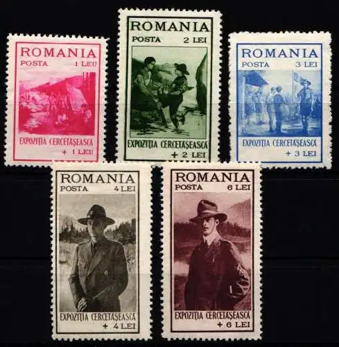 Rumänien 413-417 postfrisch #NE987