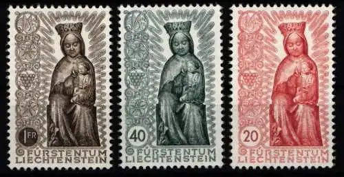 Liechtenstein 329-331 postfrisch Marianisches Jahr #NF111