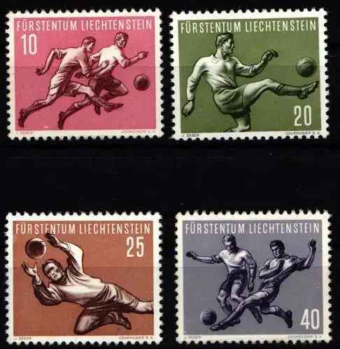 Liechtenstein 322-325 postfrisch Sport #NF113