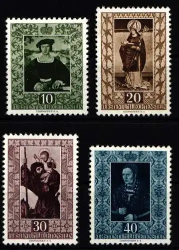 Liechtenstein 311-314 postfrisch Kunst #NF115