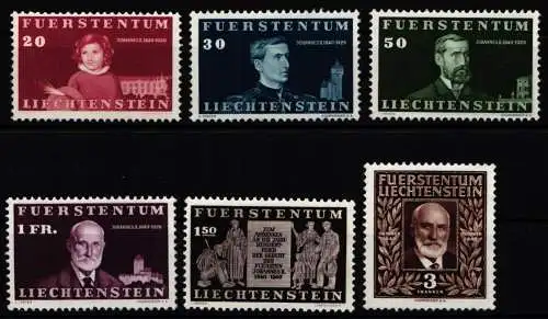 Liechtenstein 186-191 postfrisch Fürst Johann II. #NF147