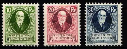 Liechtenstein 72-74 postfrisch #NF166
