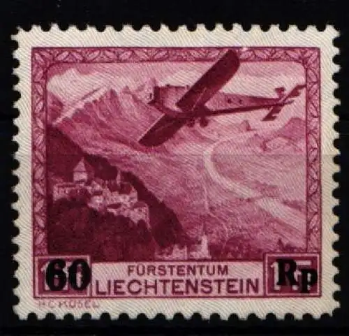 Liechtenstein 148 postfrisch Flugpostmarke #NF159