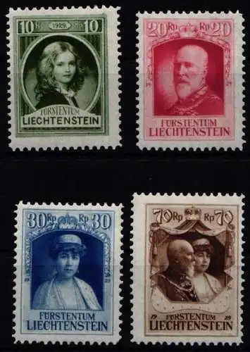 Liechtenstein 119-121 postfrisch Regierungsantritt von Fürst Franz I #NF165