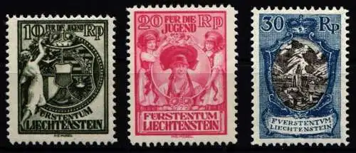 Liechtenstein 119-121 postfrisch Jugendfürsorge #NF164