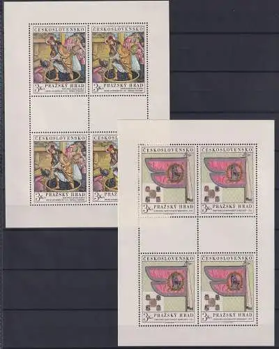 Tschechoslowakei 1876-1877 postfrisch als Kleinbögen, Kunst #NF242