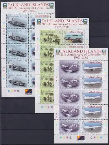 Falkland Inseln 843-848 postfrisch als Kleinbögen #NF230