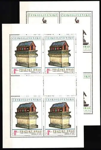 Tschechoslowakei 2675-2676 postfrisch als Kleinbögen, Kunst #NF272