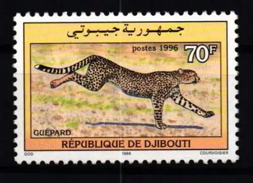 Dschibuti 622 postfrisch Wildtiere #KC566