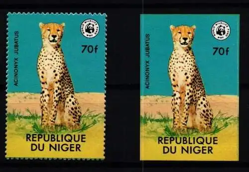 Niger 635 A und B postfrisch Wildtiere #KC580