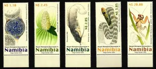 Namibia 1097-1101 postfrisch Insekten #KC684
