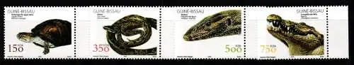 Guinea Bissau 2029-2032 postfrisch Reptilien #KC693
