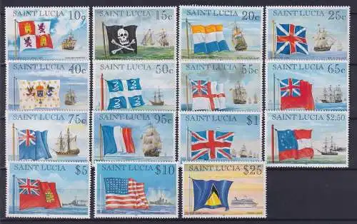 St. Lucia 1056-10770 I postfrisch Schiffe #NE718