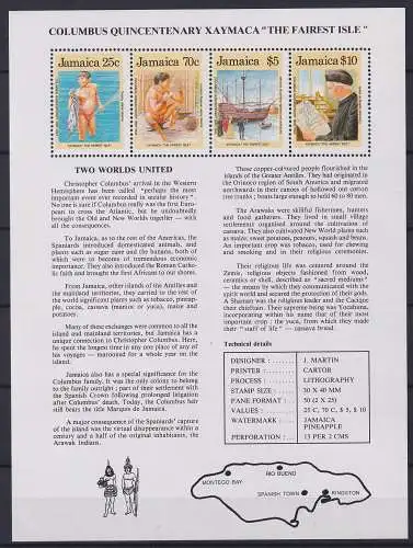Jamaika Block 30 A postfrisch #NE720