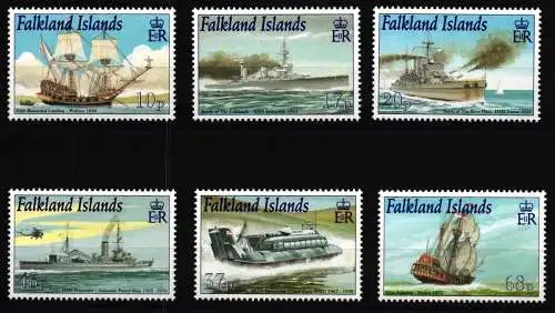 Falkland Inseln 816-821 postfrisch Schiffe #NE765