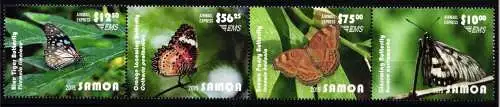 Samoa 159-1262 postfrisch Schmetterlinge #NE824