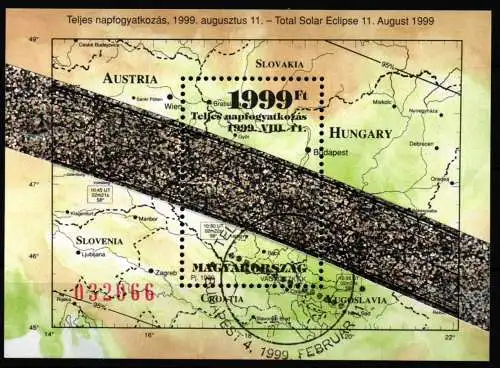 Ungarn Block 247 gestempelt Sonnenfinsternis #NE783