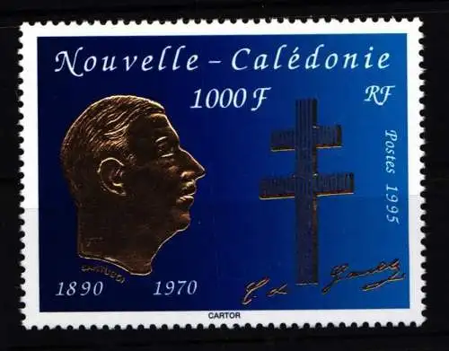 Neukaledonien 1033 postfrisch de Gaulle #NE873