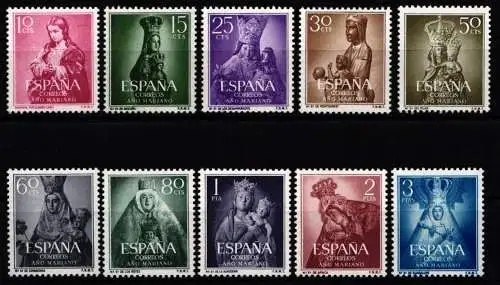 Spanien 1028-1037 postfrisch #NI590