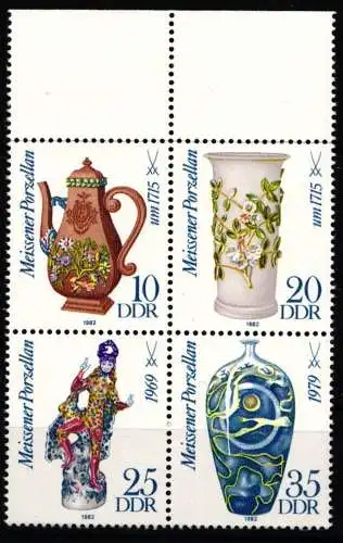 DDR 2667-2670 postfrisch als Viererblock #NK825