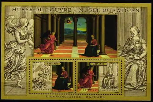 Frankreich 3998-3999 postfrisch als Block #NI205