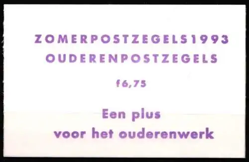 Niederlande Markenheft 46 postfrisch Sommermarken #NI297