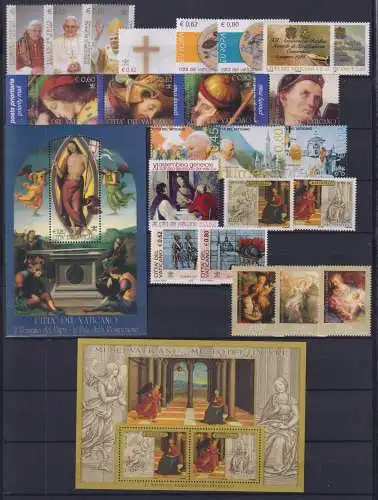 Vatikan Jahrgang 2005 mit 1517-1542 postfrisch #NI277