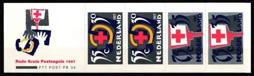 Niederlande Markenheft 37 postfrisch Rotes Kreuz #NI285