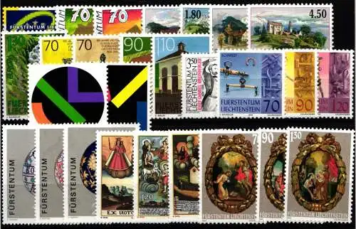 Liechtenstein Jahrgang 2001 mit 1255-1282 ohne 1268 postfrisch #NI256