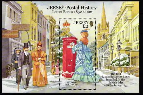 Großbritannien Jersey Block 35 mit 1061 postfrisch #NI308