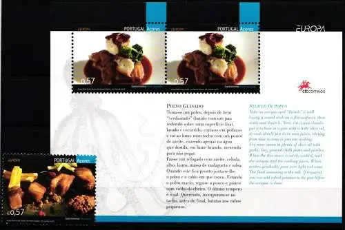 Portugal Azoren 506-507 (Block 28) postfrisch #NI299