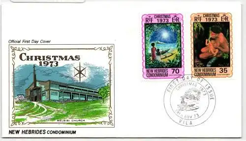 Neue Hebriden 371-372 als Ersttagsbrief #NK446