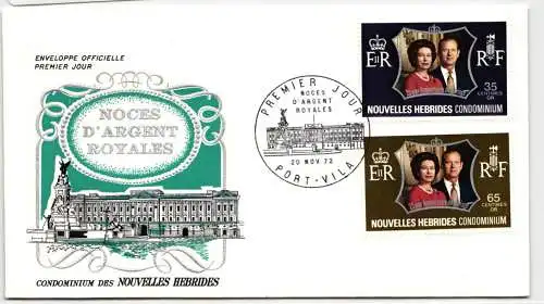 Neue Hebriden 353-354 als Ersttagsbrief #NK443