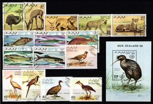 Sahara R.A.S.D. Lot gestempelt #NK266