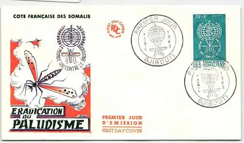 Dschibuti 342 als Ersttagsbrief #NK305