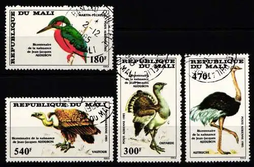 Mali 1046-1049 gestempelt Vögel #NK259