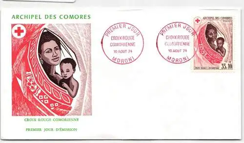 Komoren 175 als Ersttagsbrief #NK297
