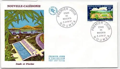 Neukaledonien 434 als Ersttagsbrief #NK375