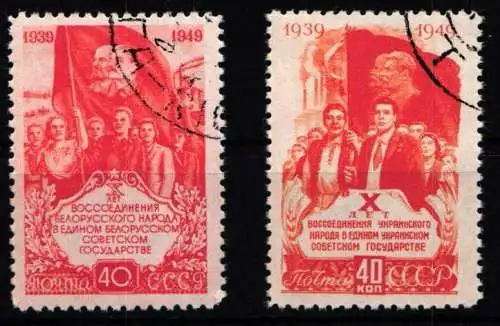 Sowjetunion 1428-1429 gestempelt #NK623