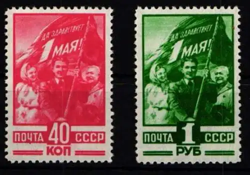 Sowjetunion 1341-1342 postfrisch #NK621