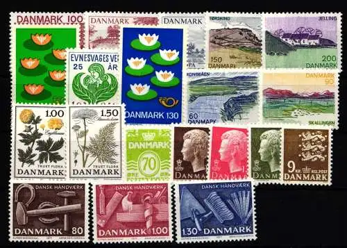 Dänemark Jahrgang 1977 postfrisch #IR239