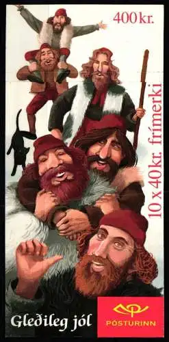 Island 967 postfrisch als Markenheftchen #NI374