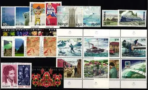 Norwegen Jahrgang 1996 mit 1202-1229 ohne 1204-1205 postfrisch #NI362