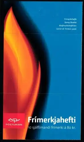 Island 1170 postfrisch als Markenheftchen #NI395