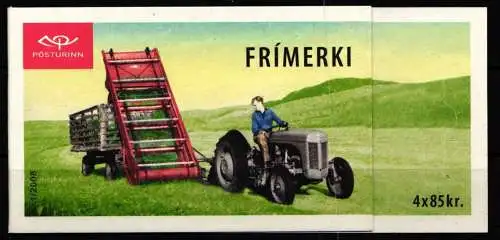 Island MH 28 mit 1195-1196 postfrisch #NI398