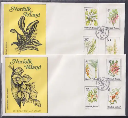 Norfolkinseln FDC 319-334 als Ersttagsbrief #NK459