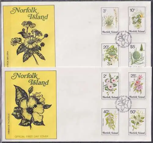 Norfolkinseln 319-334 als Ersttagsbrief #NK459